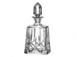 Early American Pressed Glass Whiskey Decanter, Cambridge Glass Company, Cambridge hot #2351 (OMN), c 1910